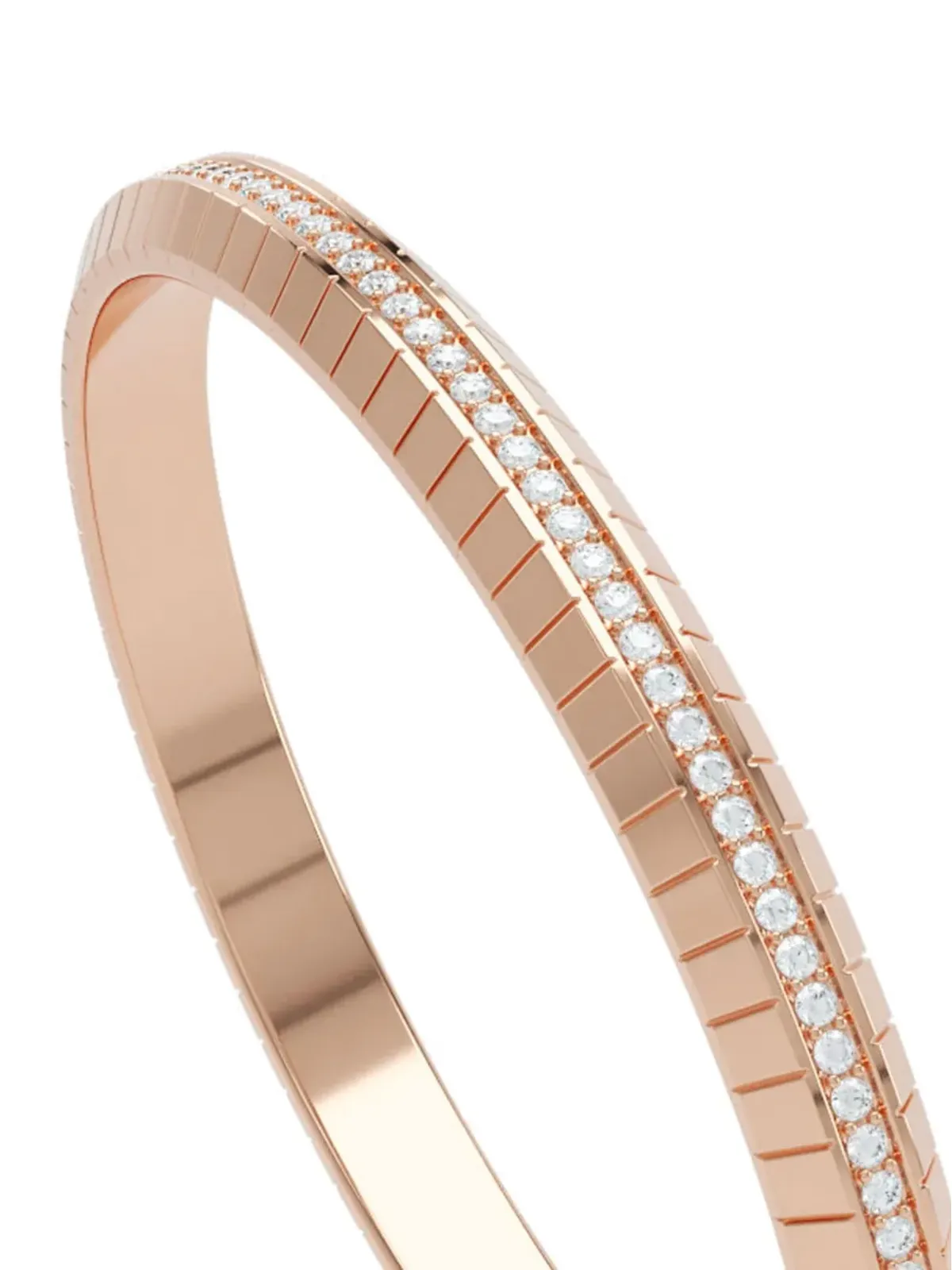 LOEV 18K ローズゴールド エタニティ ダイヤモンド ブレスレット - 画像2