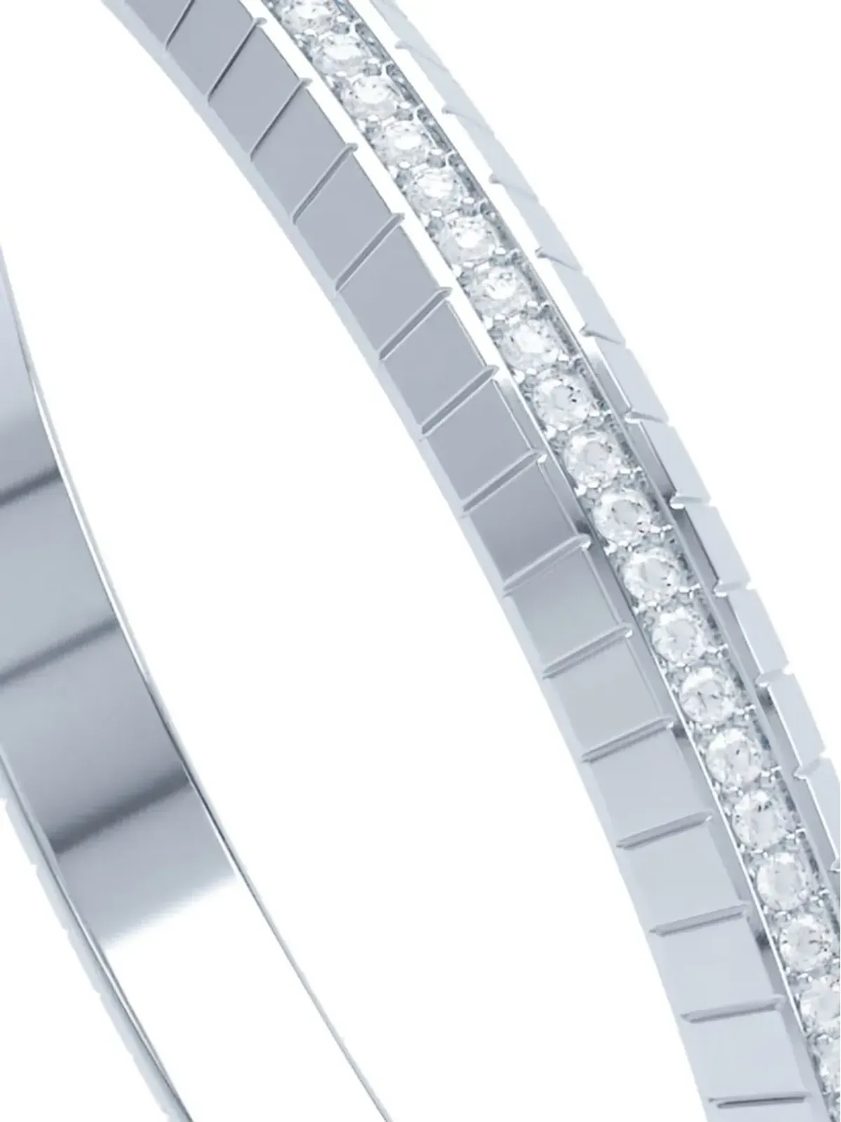 LOEV 18K white gold Eternity diamond bracelet - Grey - 画像2