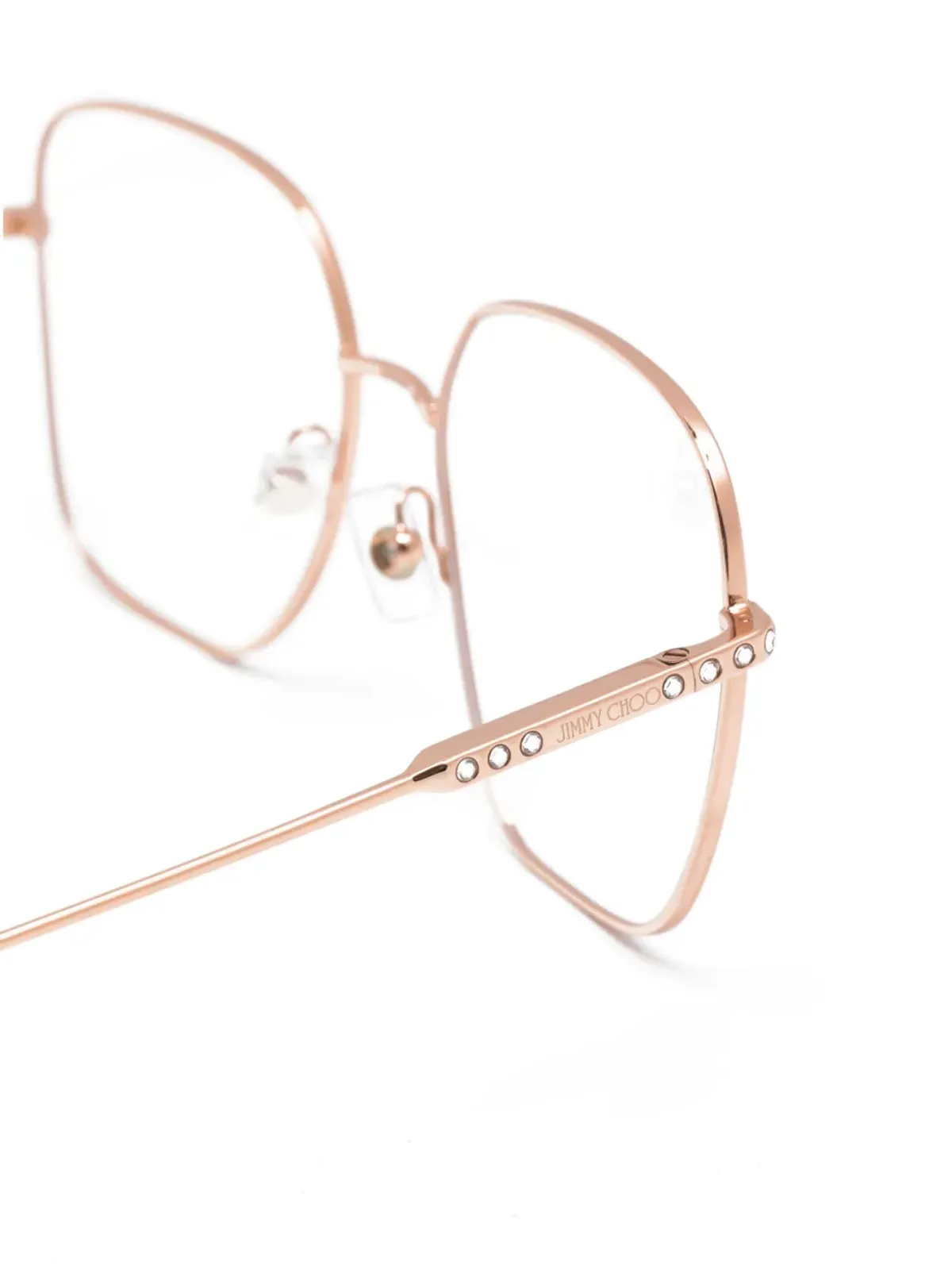 Jimmy Choo Eyewear メガネ ピンク - 画像3