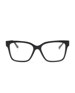 Jimmy Choo Eyewear グリッターオーバーサイズフレーム メガネ - サムネイル1