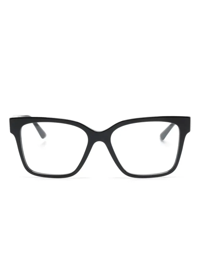 Jimmy Choo Eyewear Jimmy Choo Eyewear グリッターオーバーサイズフレーム メガネの商品画像