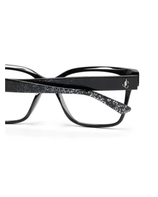 Jimmy Choo Eyewear グリッターオーバーサイズフレーム メガネ - サムネイル3