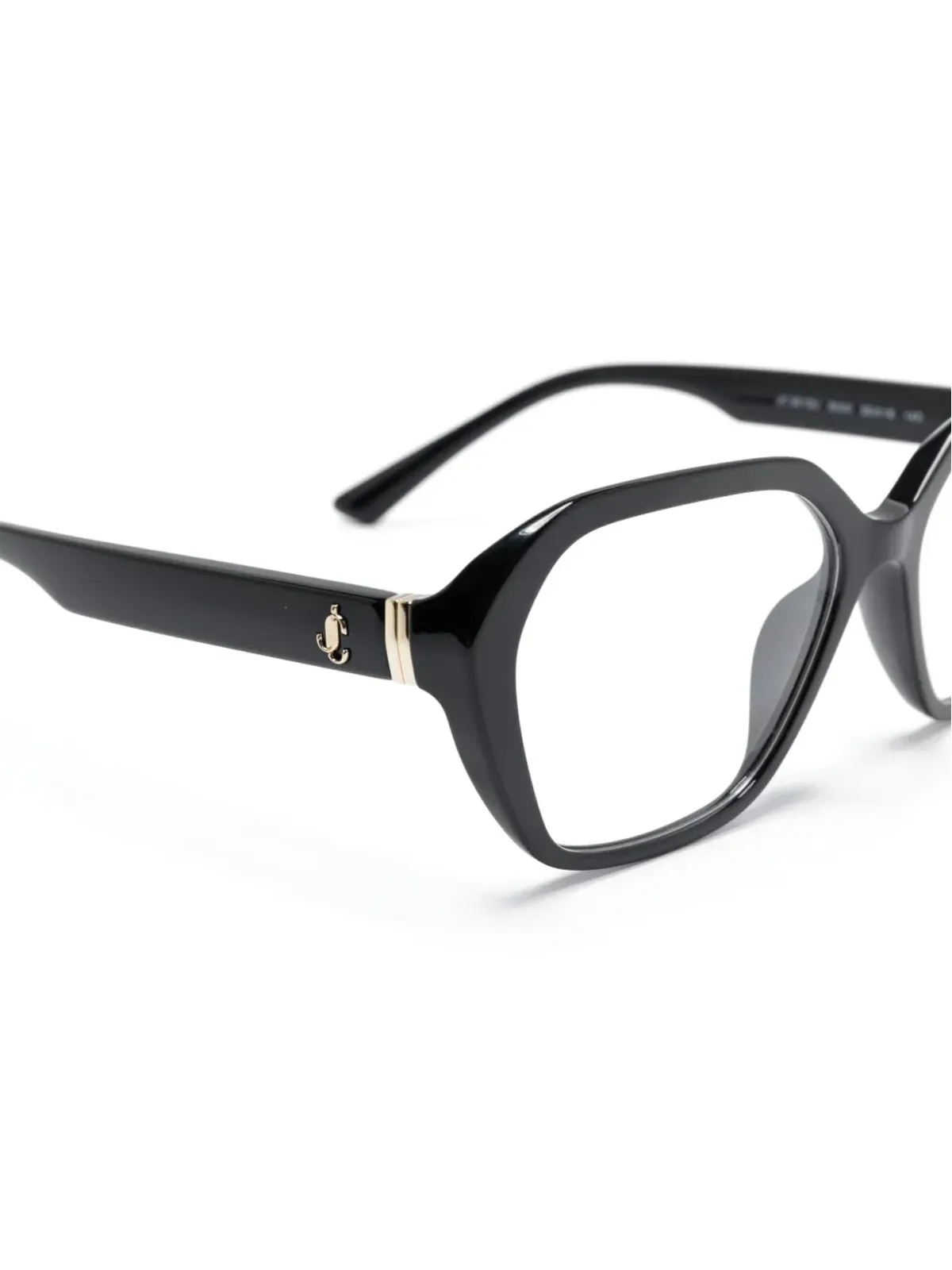 Jimmy Choo Eyewear ヘキサゴンフレーム眼鏡 - 画像3
