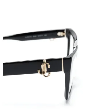 Jimmy Choo Eyewear ロゴプレート オーバサイズフレーム眼鏡 - サムネイル3
