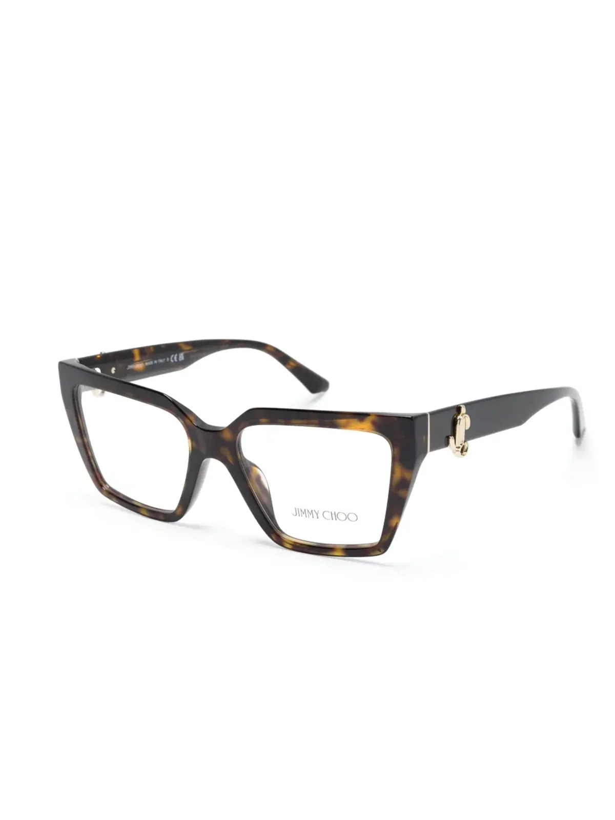 Jimmy Choo Eyewear 蝶形フレーム眼鏡 - 画像2