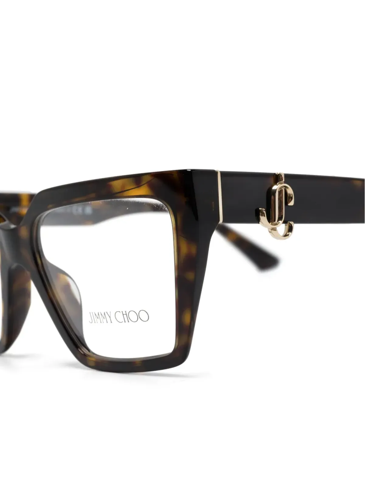 Jimmy Choo Eyewear 蝶形フレーム眼鏡 - 画像3