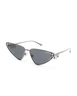 Jimmy Choo Eyewear JC2001B cat-eye sunglasses - Silver - サムネイル2