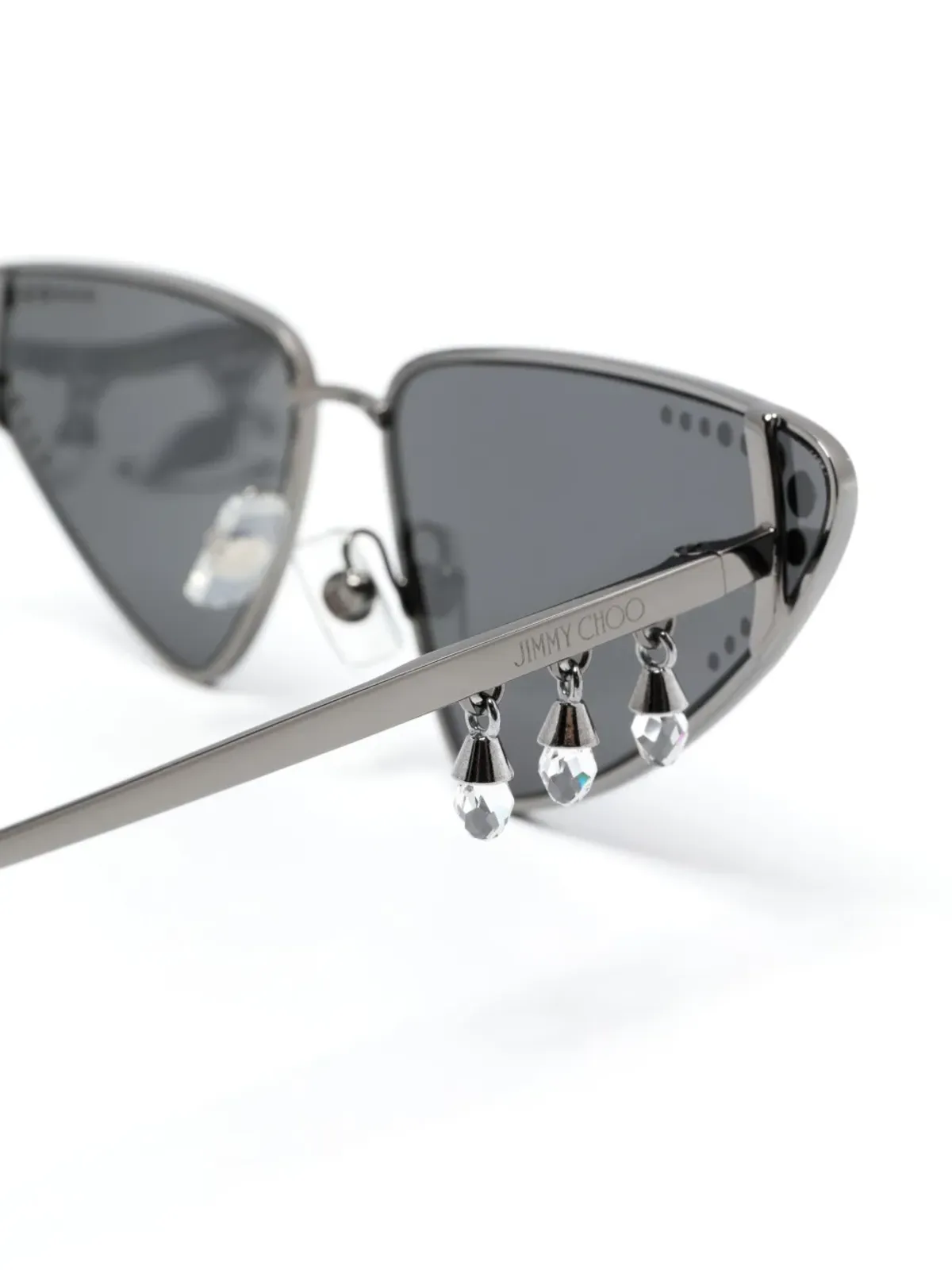 Jimmy Choo Eyewear JC2001B cat-eye sunglasses - Silver - 画像3