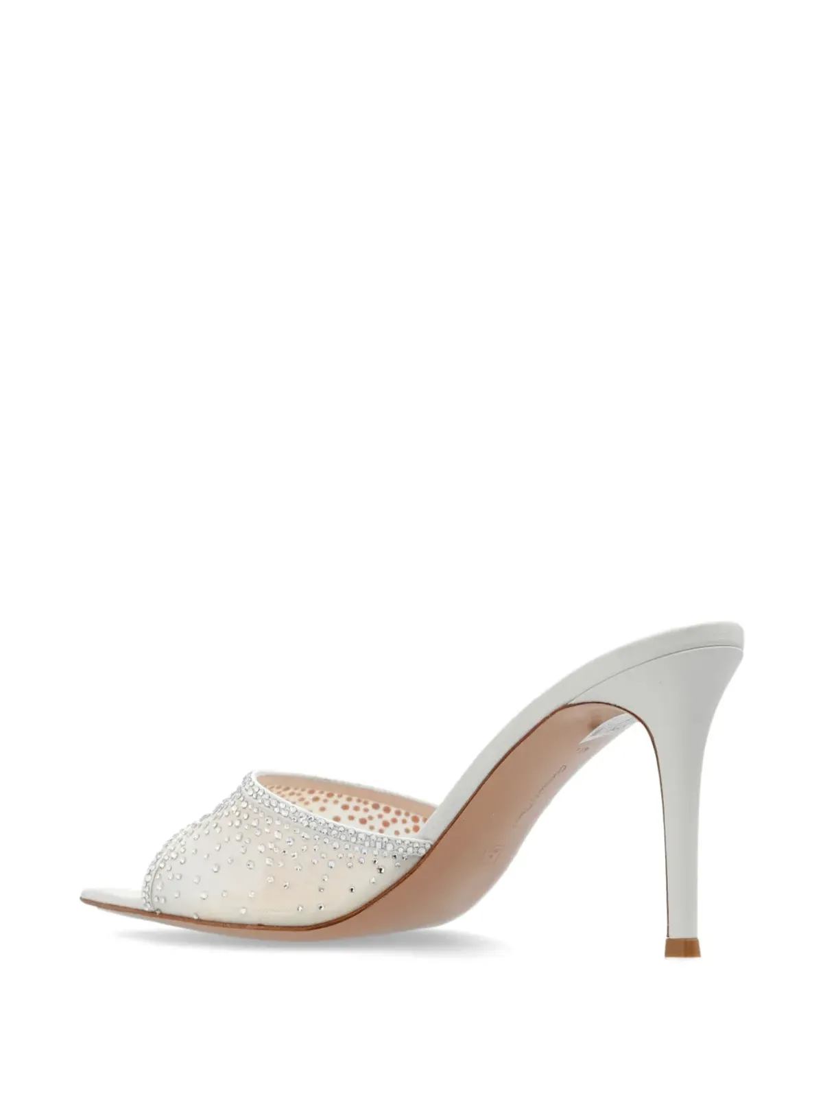 Gianvito Rossi Rania 85mm レザー サンダル - ホワイト - 画像3