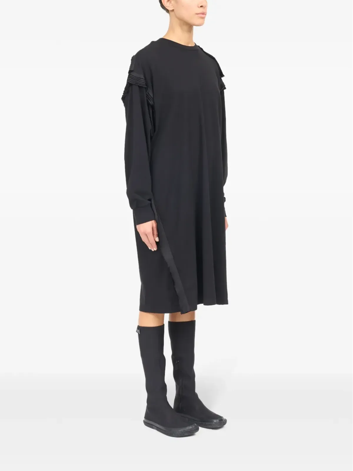 MM6 Maison Margiela ロングスリーブミディドレス - 画像3