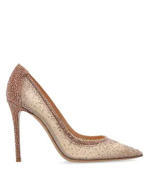 Gianvito Rossi ラニア 100mm レザー パンプス - ピンク - サムネイル1