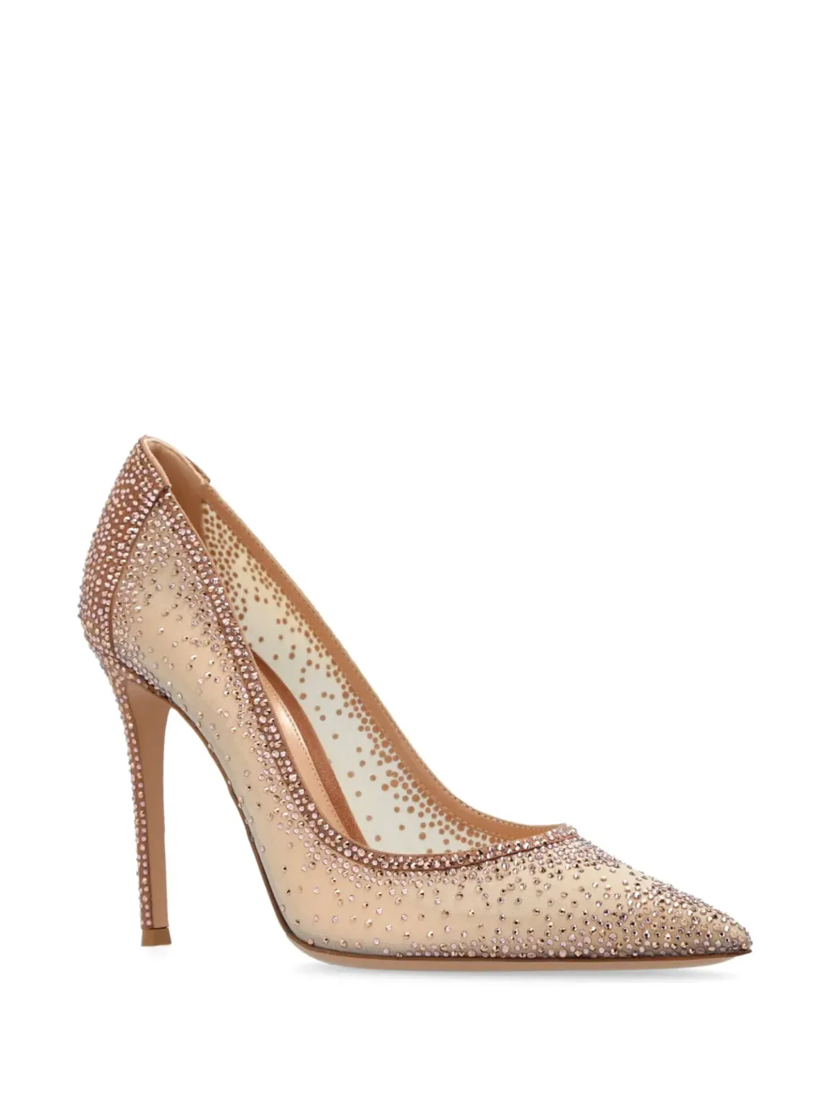 Gianvito Rossi ラニア 100mm レザー パンプス - ピンク - 画像2