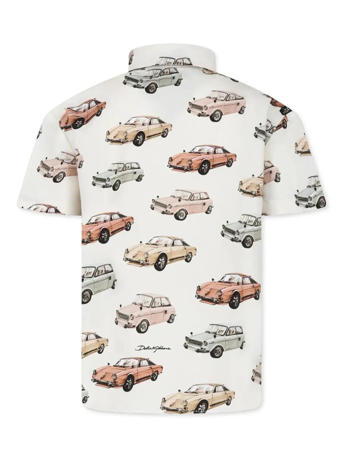 Dolce & Gabbana Kids カー プリント半袖シャツ - 画像2