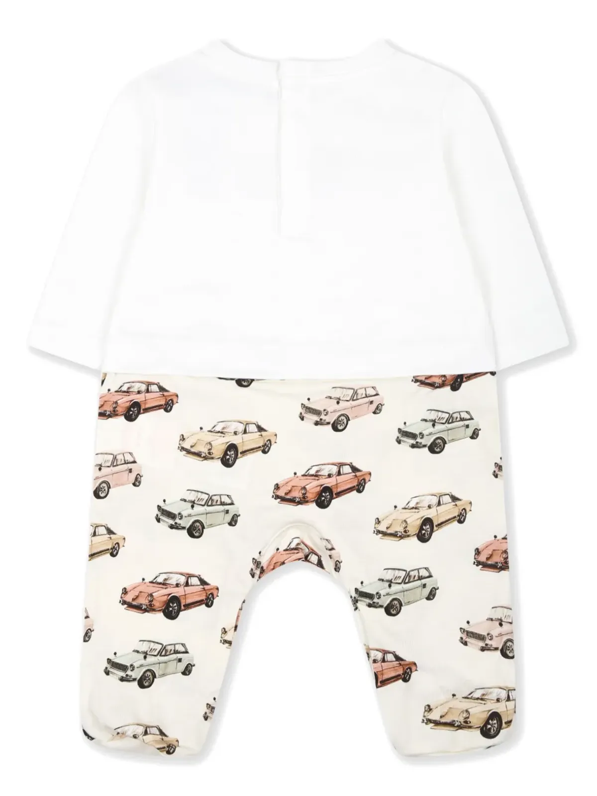 Dolce & Gabbana Kids ロゴアップリケ コットン トラウザーズセット ホワイト - 画像3