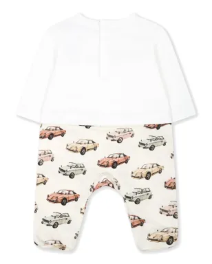 Dolce & Gabbana Kids ロゴアップリケ コットン トラウザーズセット ホワイト - サムネイル3