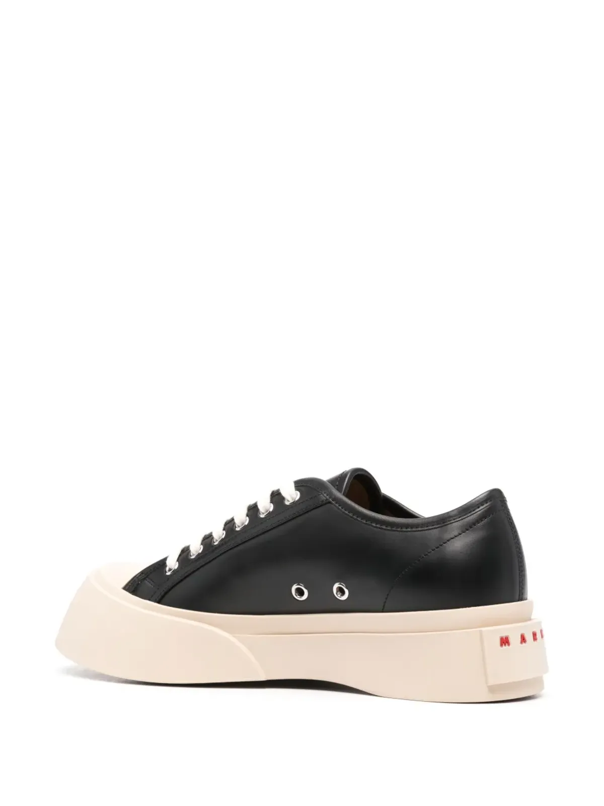 Marni パブロ レザー スニーカー - ブラック - 画像3