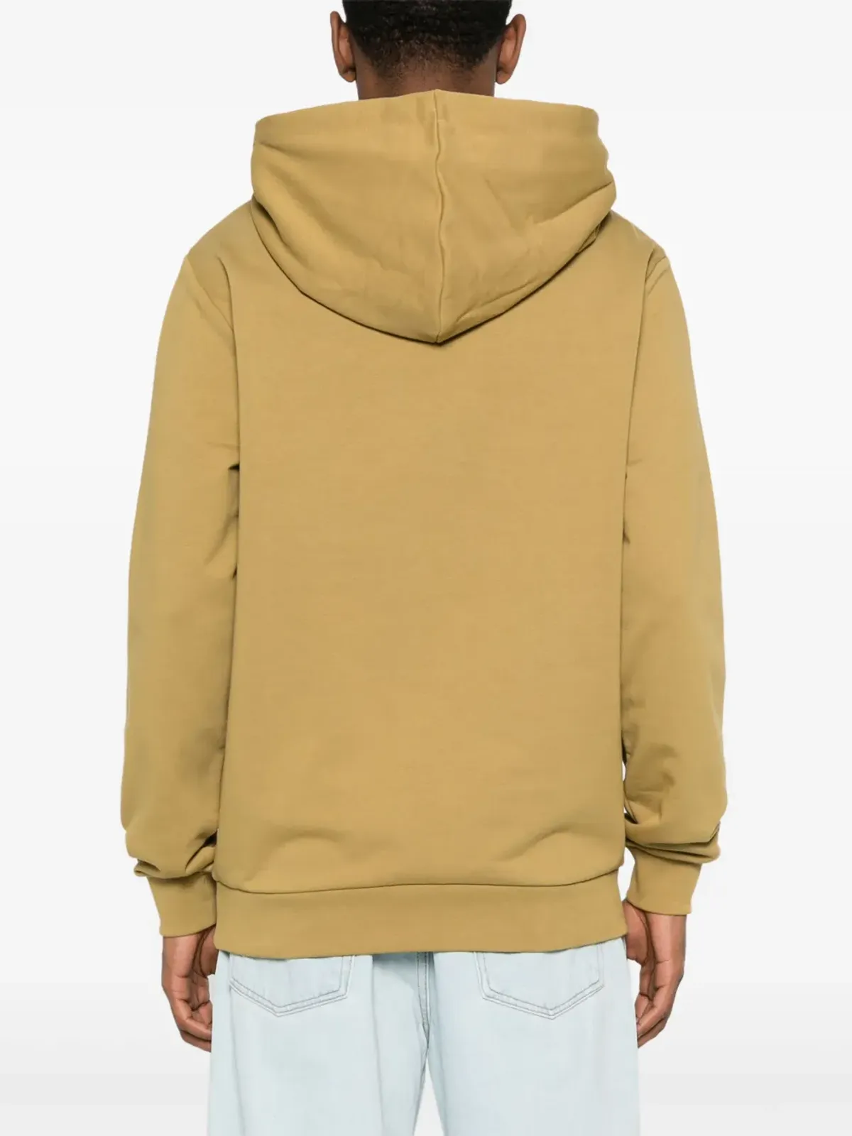 A.P.C. ロゴ・フロックド コットン フーディー - グリーン - 画像4