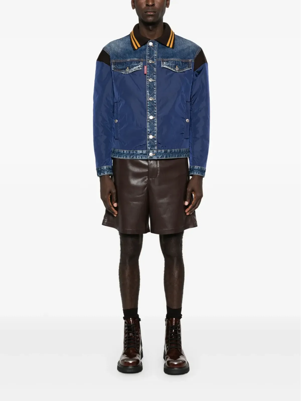DSQUARED2 パネルデザイン ボンバージャケット - ブルー - 画像2