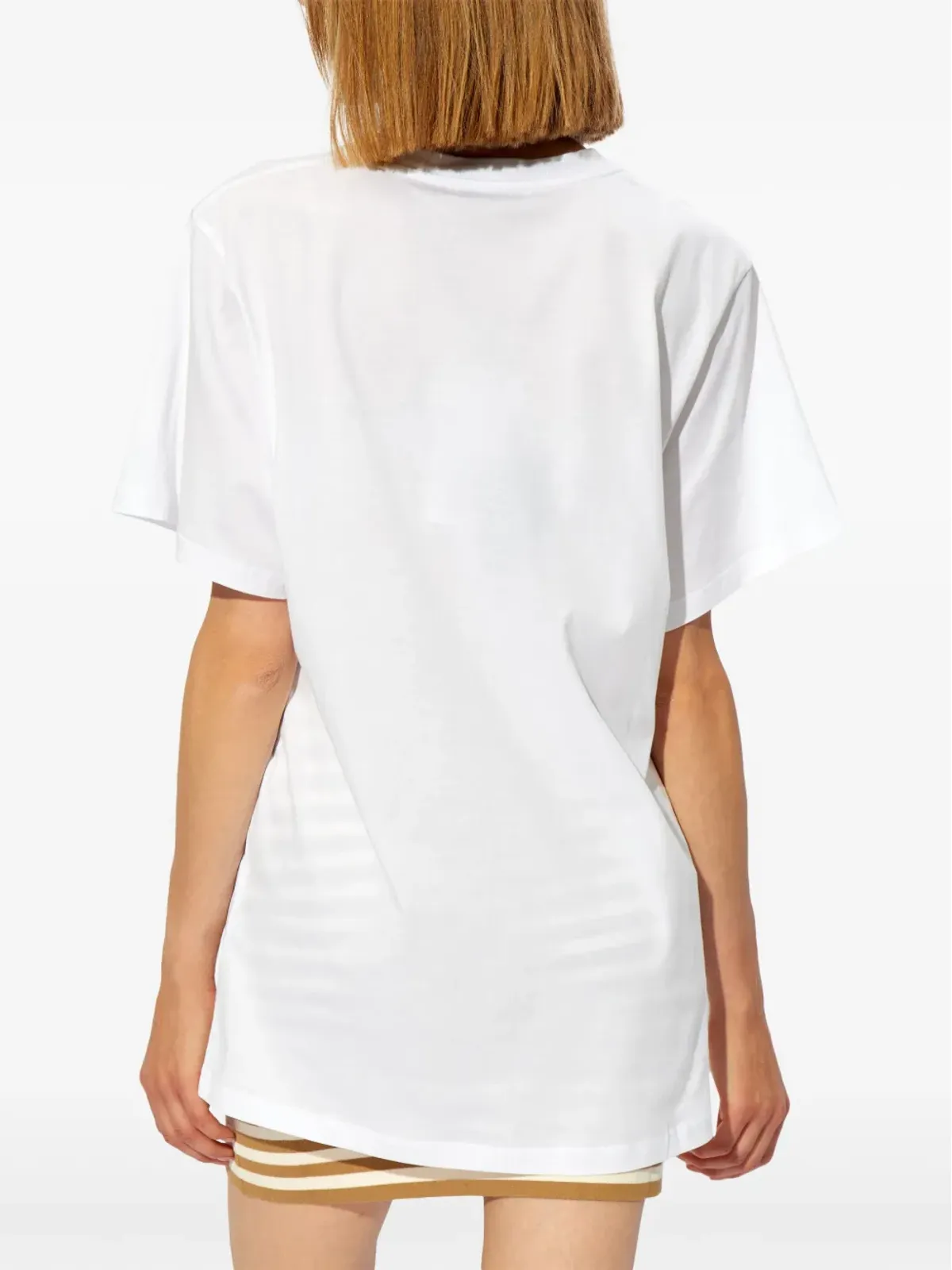 Max Mara モノグラム刺繍入りコットンTシャツ - 画像4