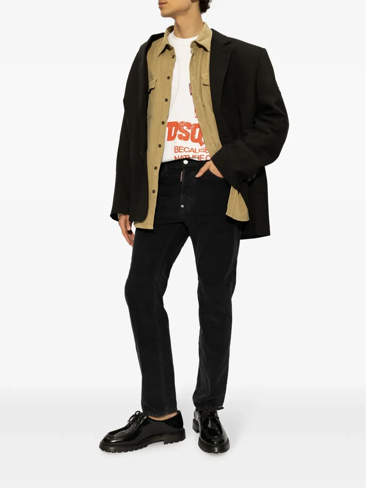 DSQUARED2 コーデュロイ スリムカット ジーンズ - 画像2