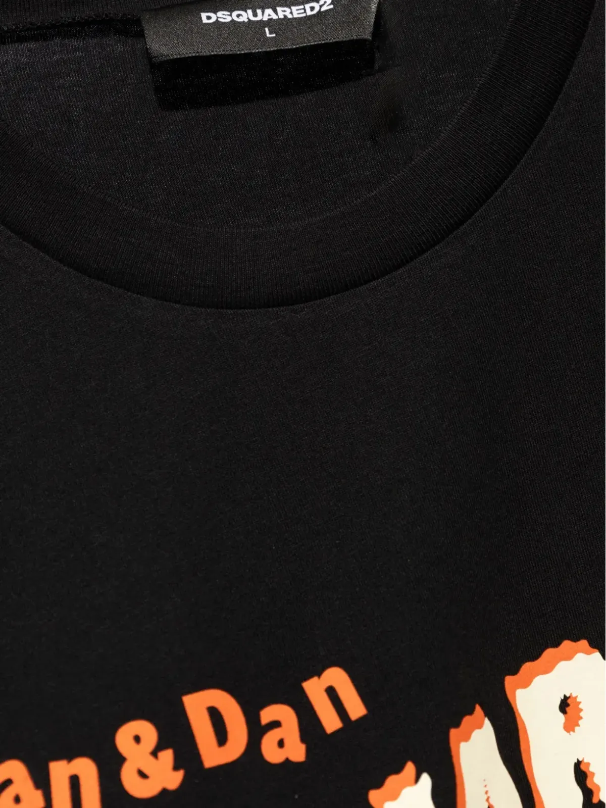 DSQUARED2 Scream Show コットンTシャツ ブラック - 画像5