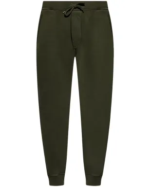 DSQUARED2 ドロップクロッチ コットン トラックパンツ グリーン - サムネイル1
