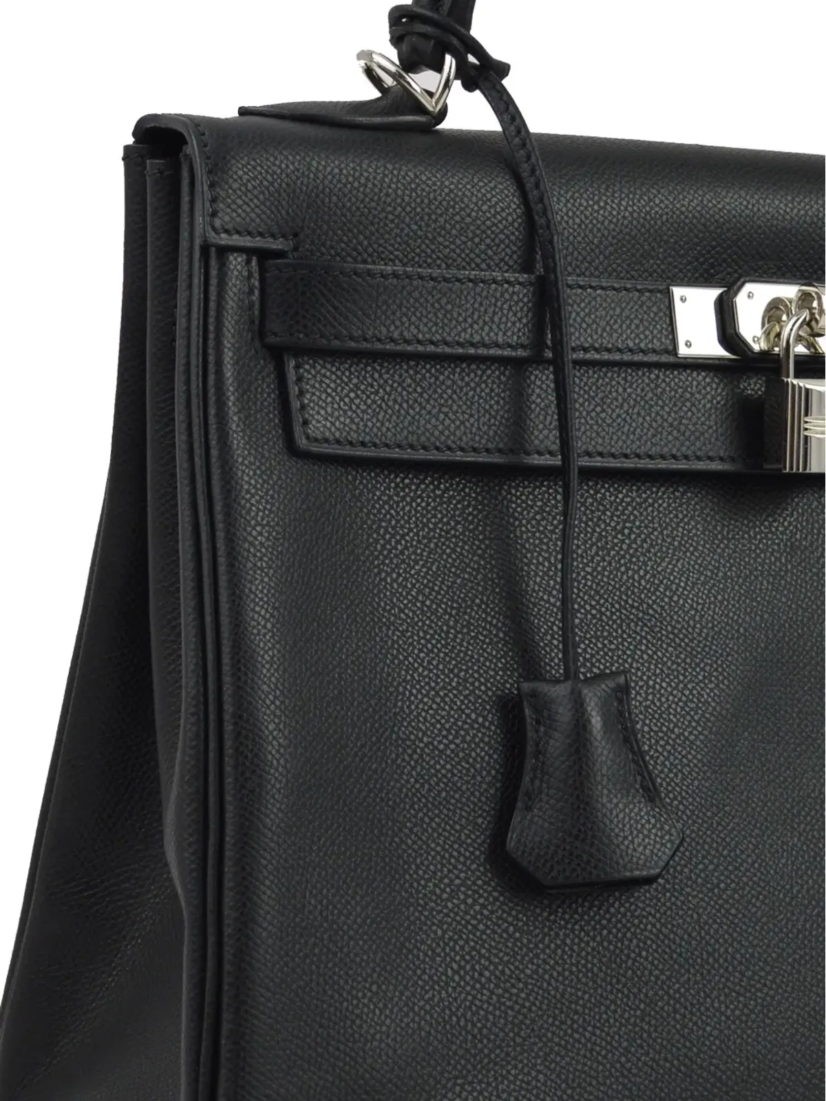 Hermès Pre-Owned 2004 ケリー 32 ツーウェイ ハンドバッグ - ブラック - 画像3