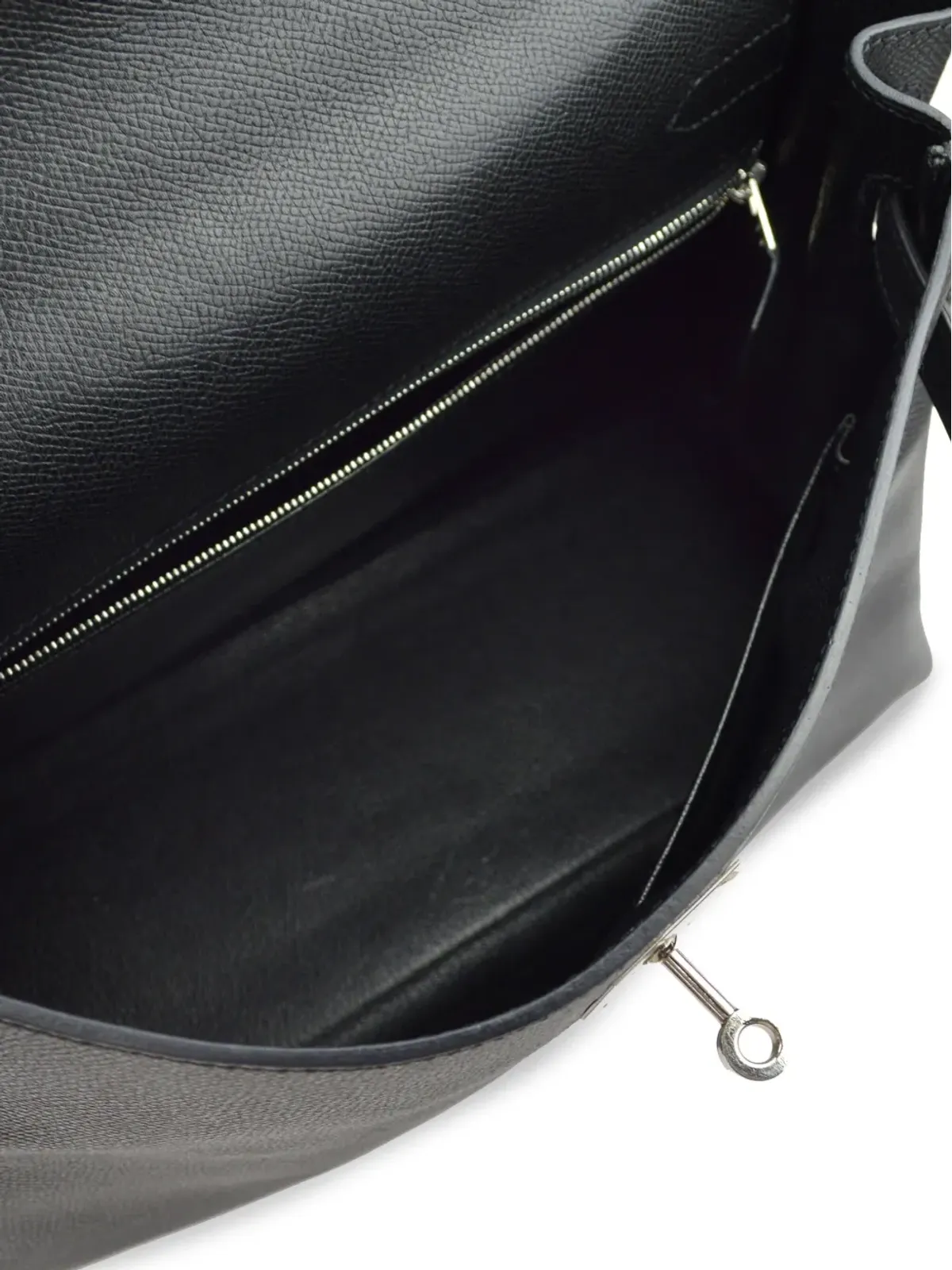 Hermès Pre-Owned 2004 ケリー 32 ツーウェイ ハンドバッグ - ブラック - 画像4