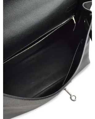 Hermès Pre-Owned 2004 ケリー 32 ツーウェイ ハンドバッグ - ブラック - サムネイル4