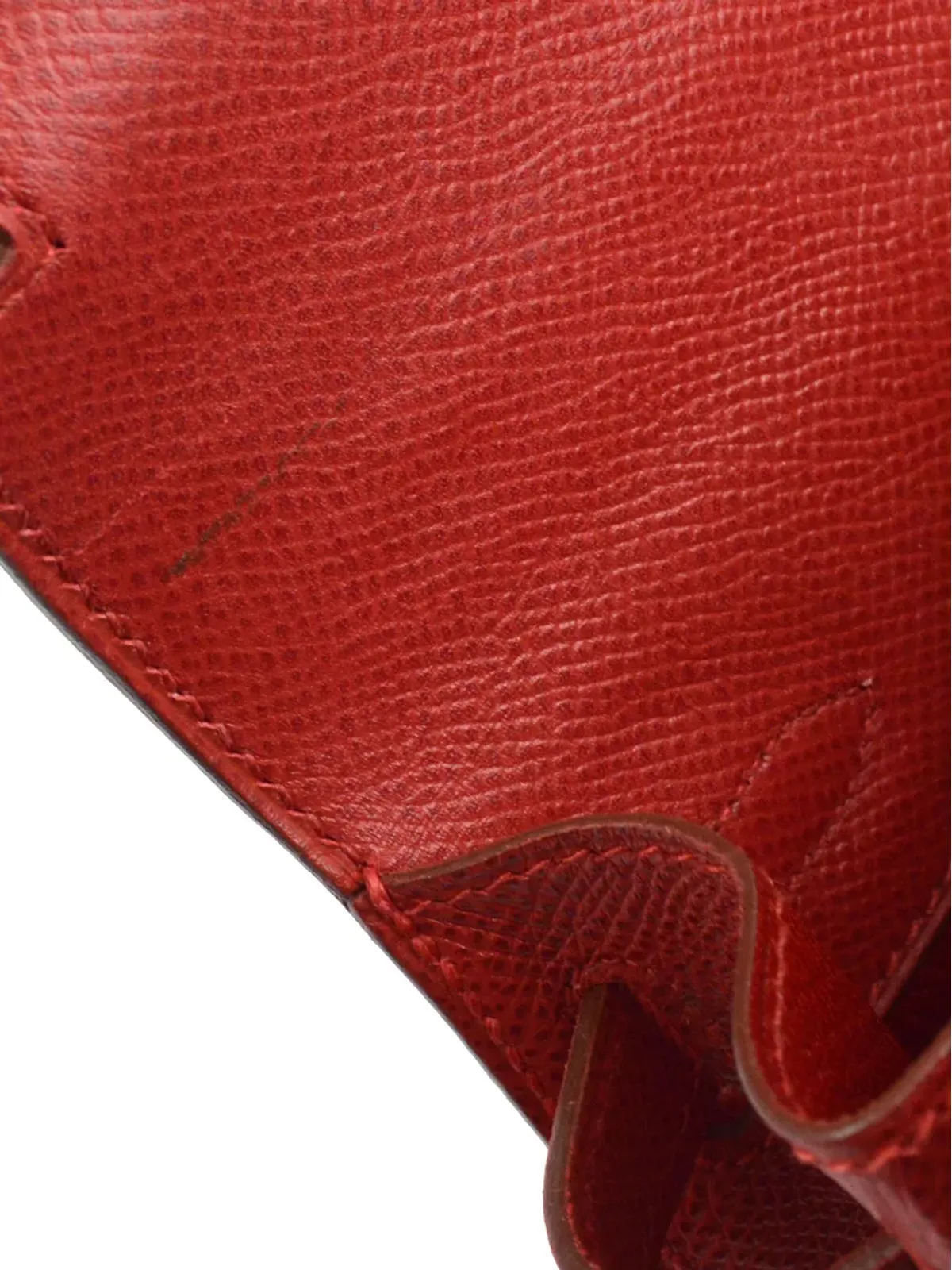 Hermès ビンテージ 1995 Kelly 20 ツーウェイ ハンドバッグ - レッド - 画像5