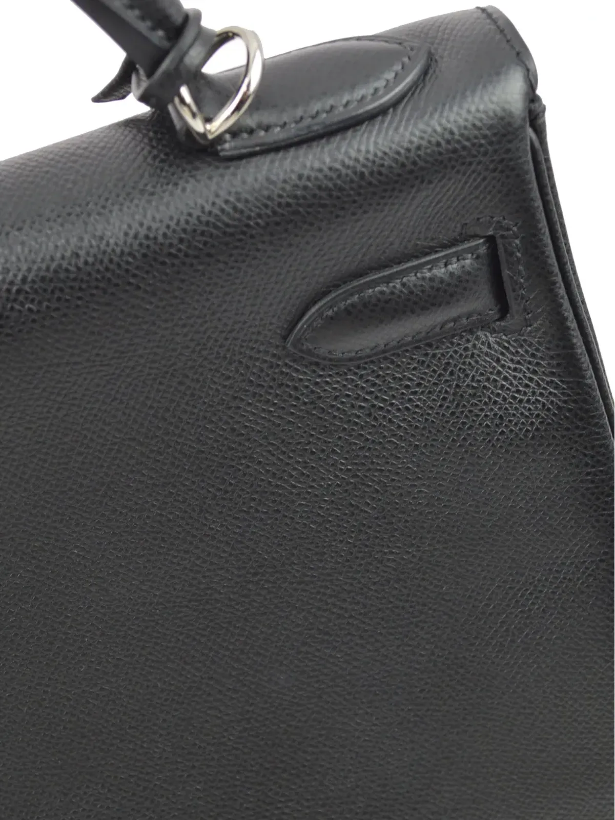ビンテージ Hermès Kelly Retourne 32 ツーウェイ ハンドバッグ - ブラック - 画像5