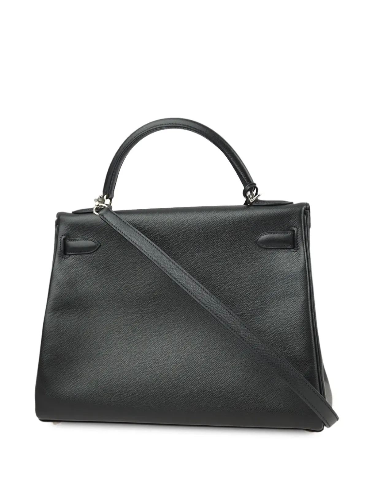 ビンテージ Hermès Kelly Retourne 32 ツーウェイ ハンドバッグ - ブラック - 画像2