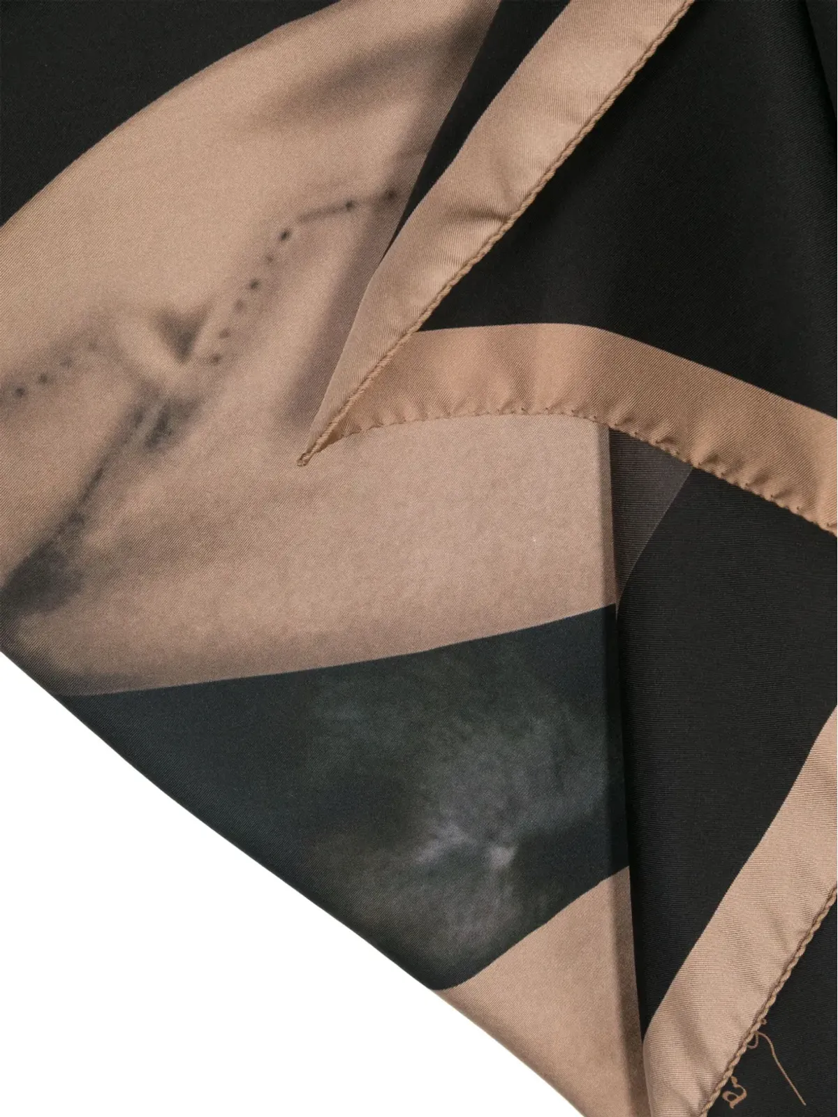 Max Mara 犬柄シルクスカーフ - 画像3