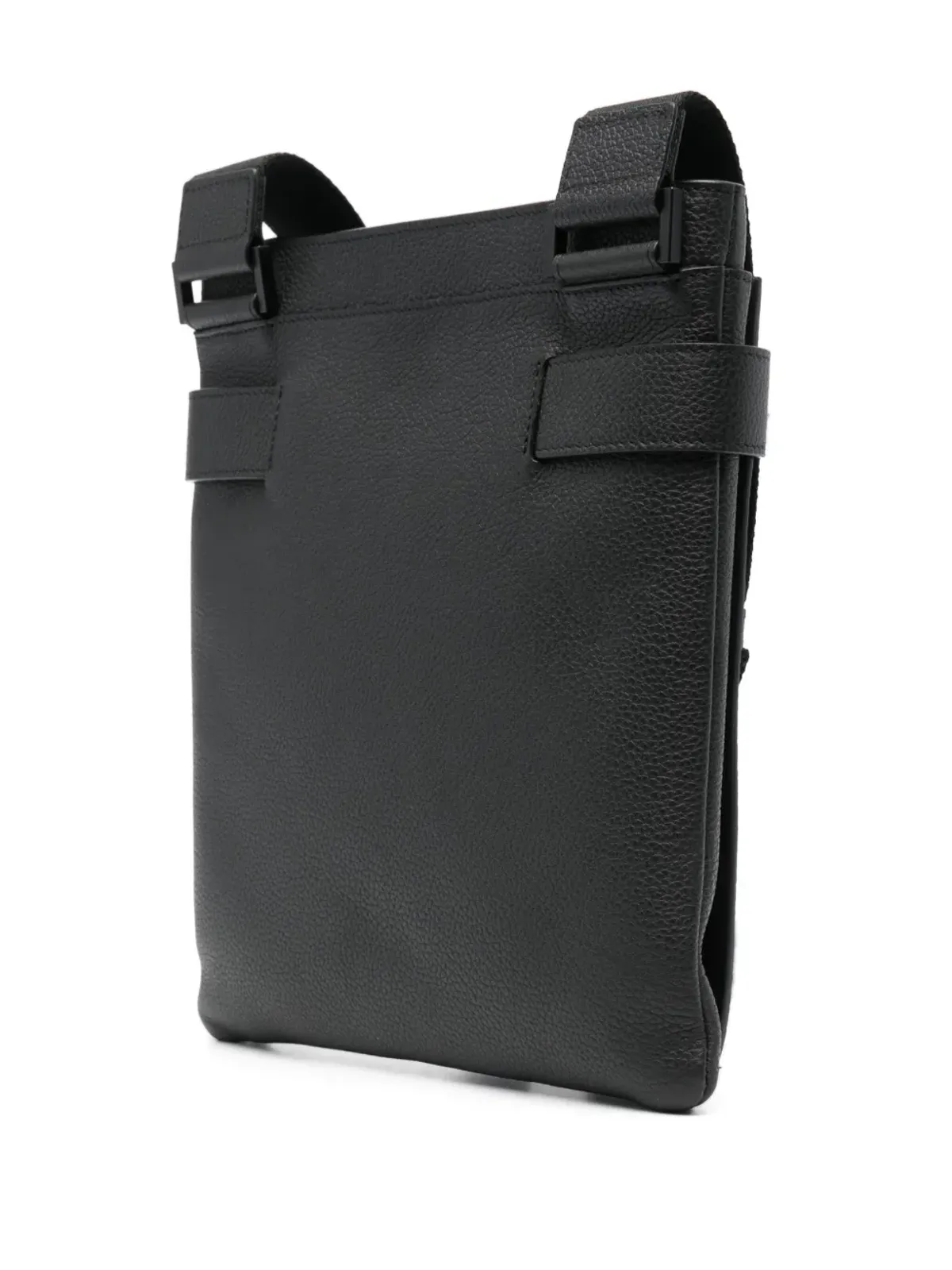 Ferragamo ガンチーニロック式 レザー メッセンジャーバッグ - ブラック - 画像3