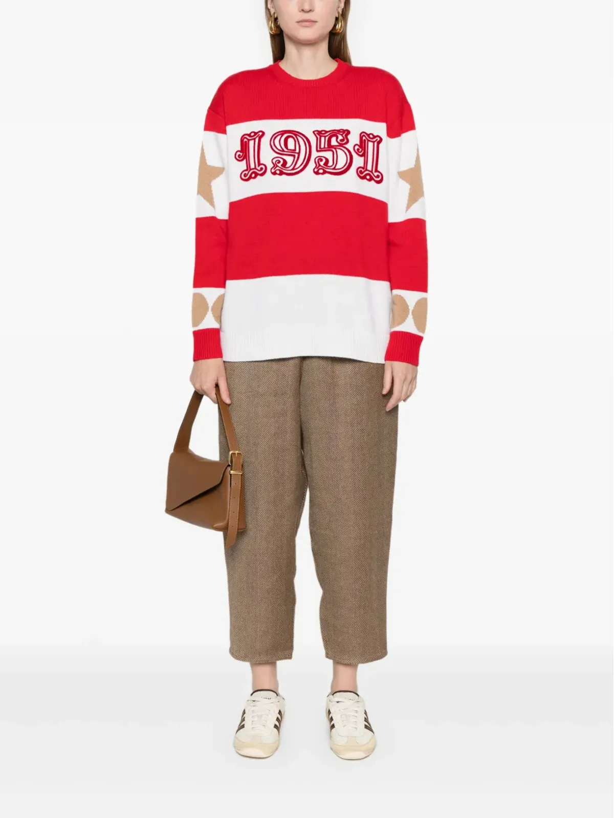 Max Mara Dirceストライプ柄のニットジャンパー - レッド - 画像2