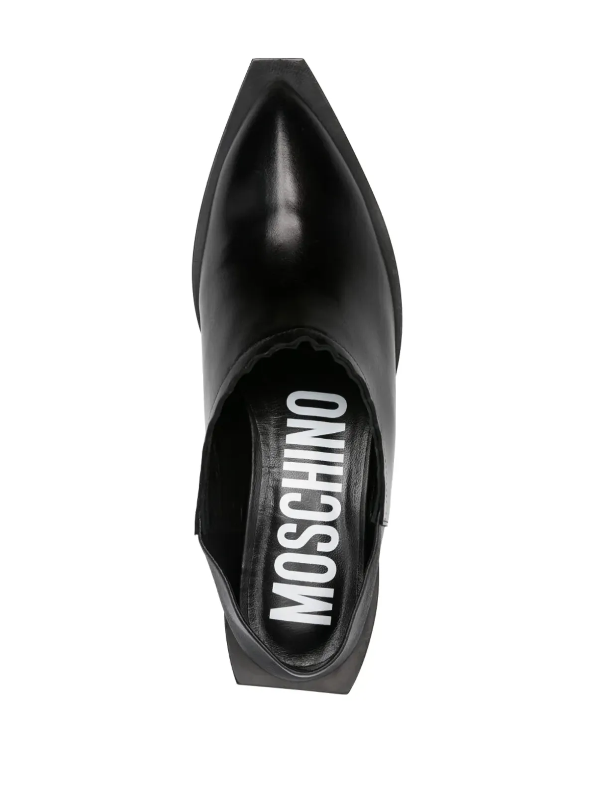 Moschino 40mmキューバンヒール ローファー - ブラック - 画像4