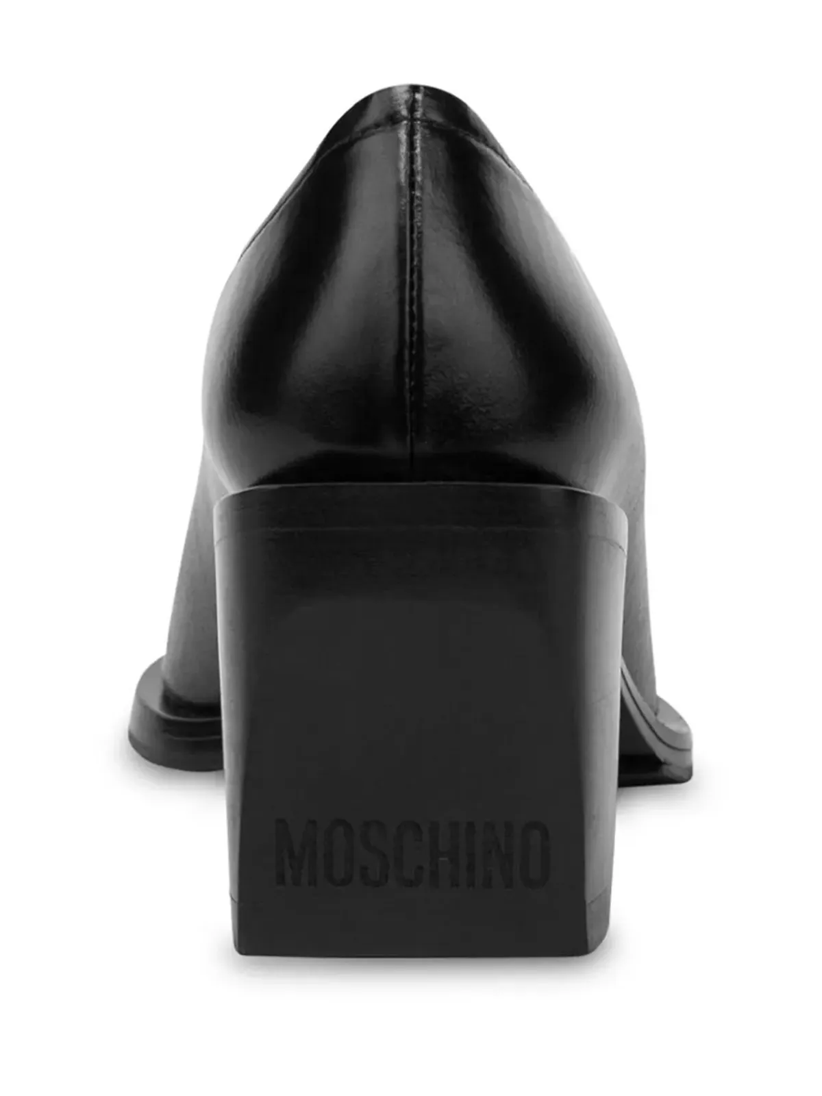 Moschino 60mm レザーパンプス - ブラック - 画像3