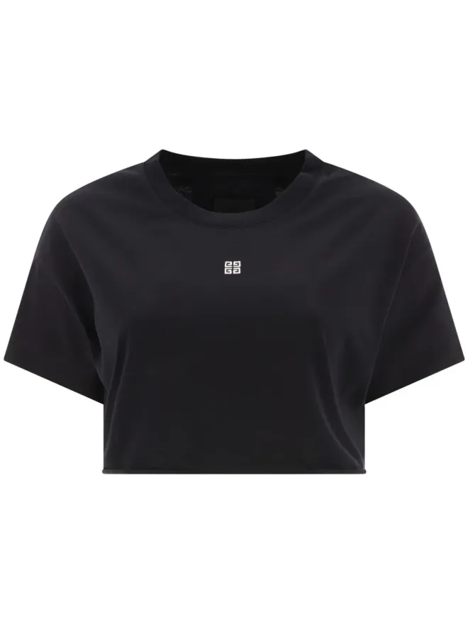 Givenchy Givenchy クロップドコットンTシャツの商品画像