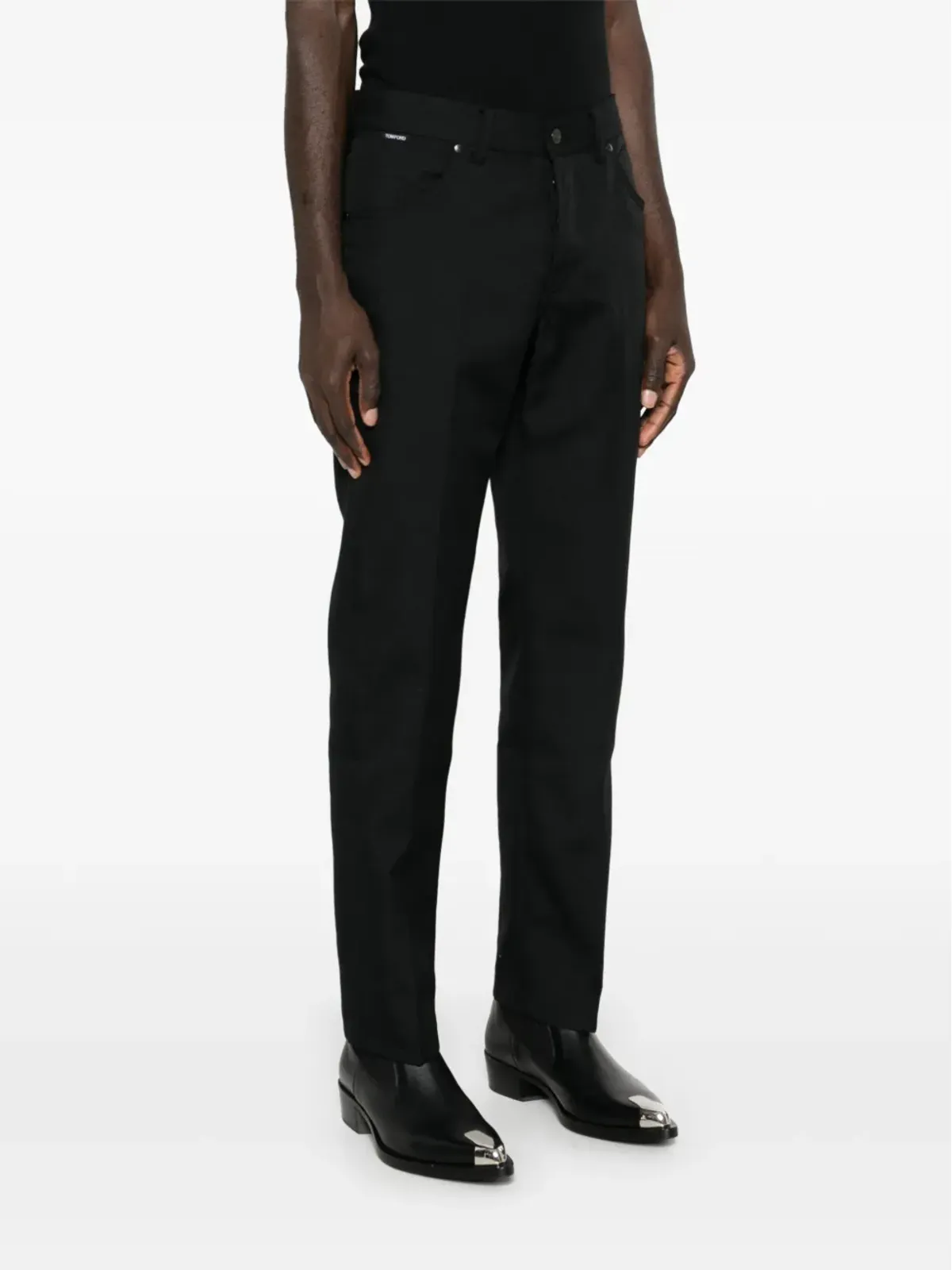 TOM FORD ロゴパッチパンツ - 画像3