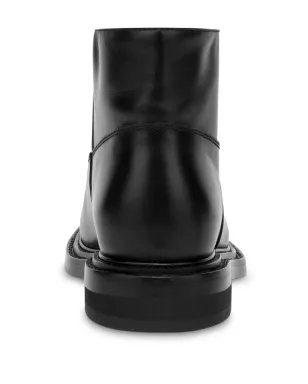 Moschino スリップオン レザー アンクルブーツ ブラック - サムネイル3