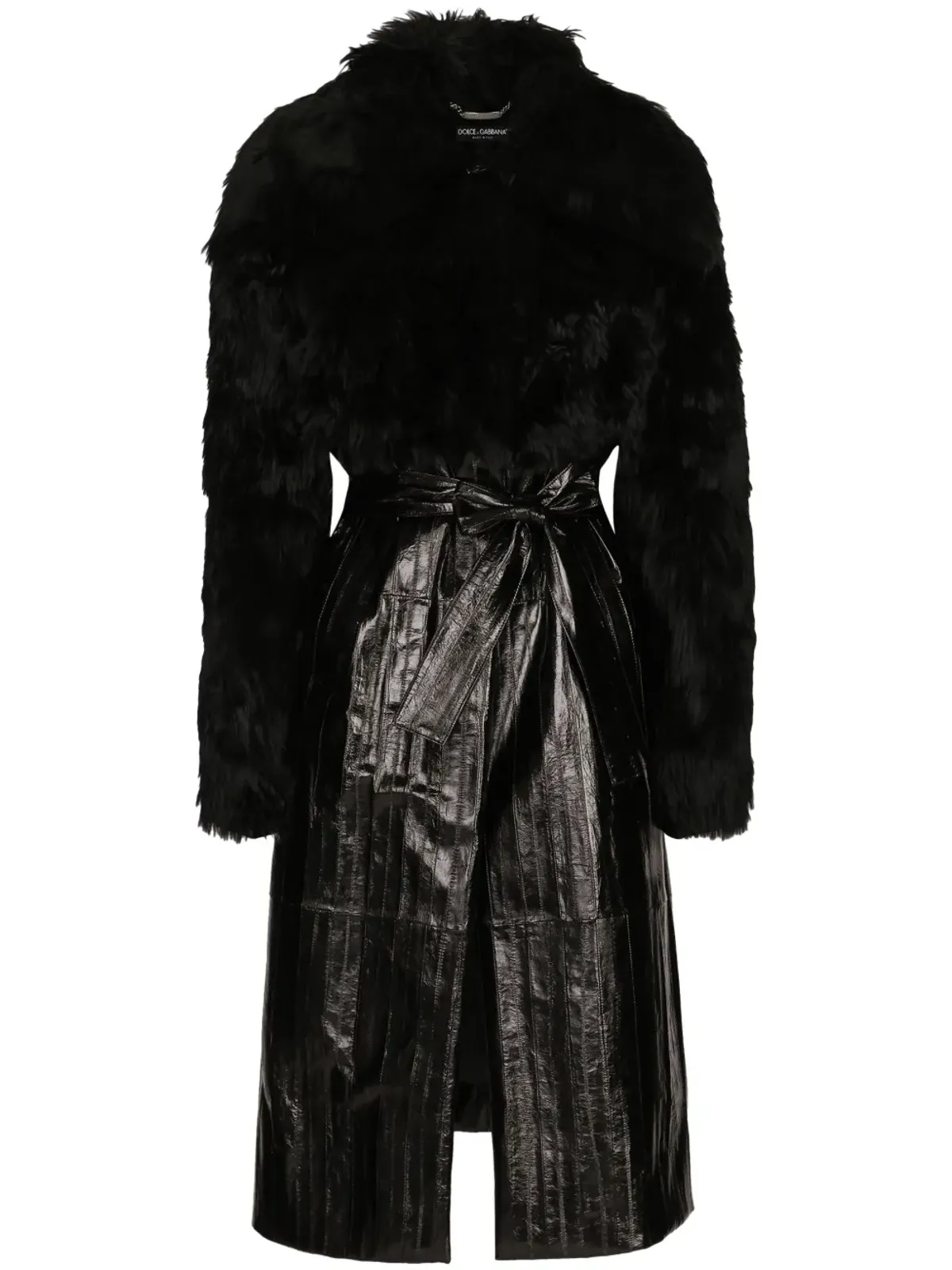 Dolce & Gabbana レザーコート - 画像1