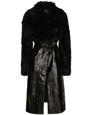 Dolce & Gabbana レザーコート - サムネイル1