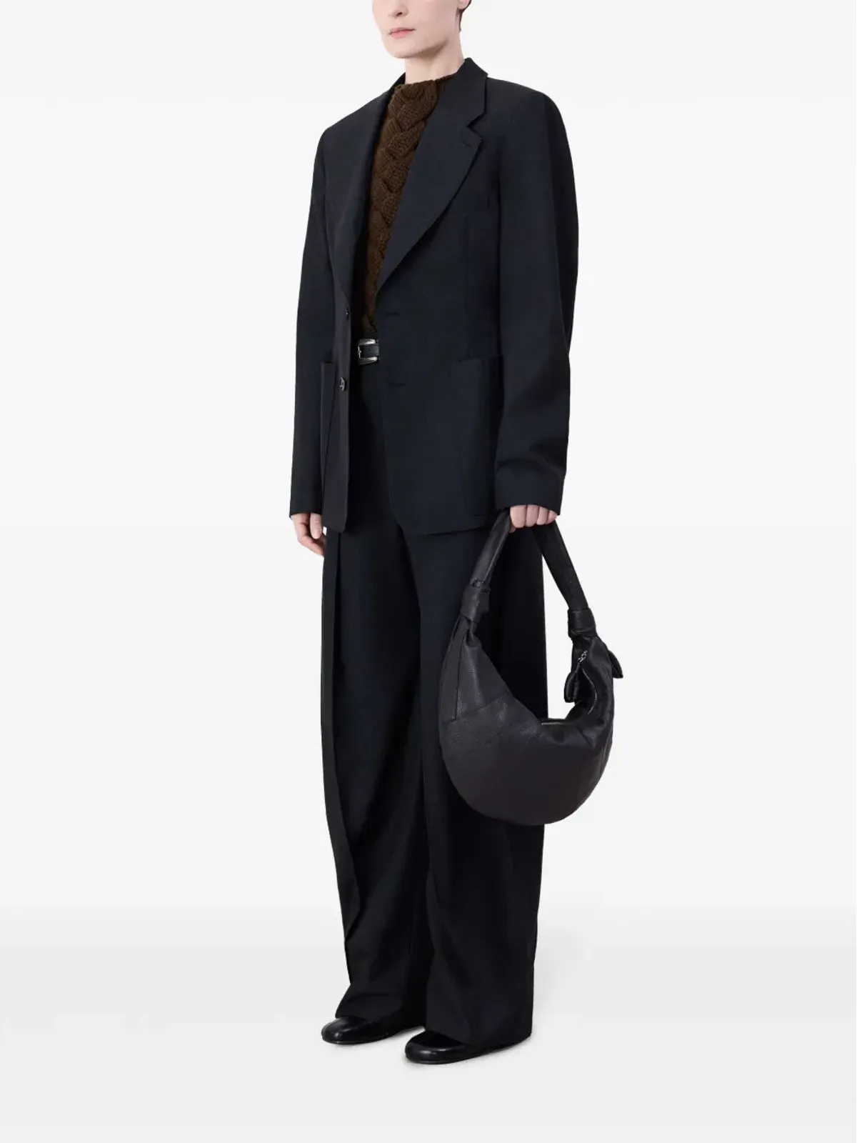 LEMAIRE Fortune Croissant leather shoulder bag - 画像3