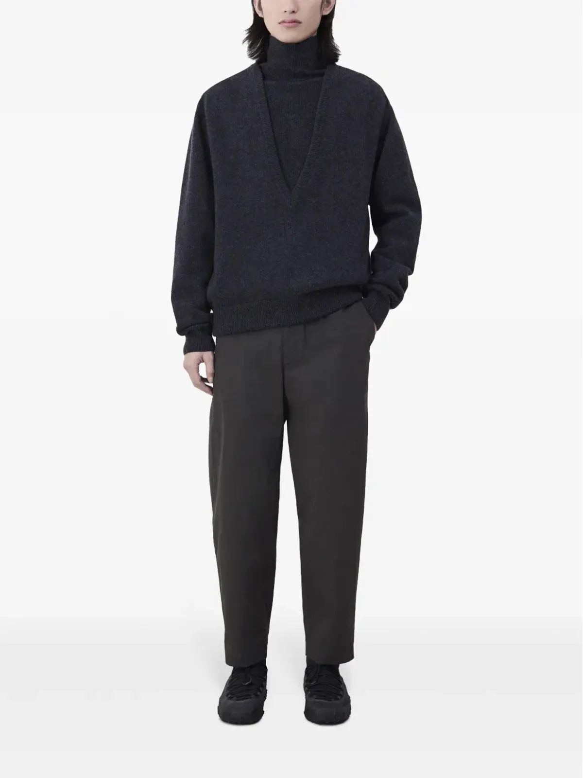 LEMAIRE キャロットテーパードパンツ - 画像2