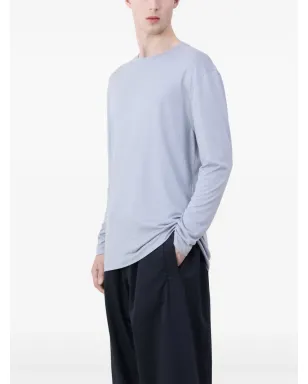 LEMAIRE クルーネック長袖Tシャツ - グレー - サムネイル4