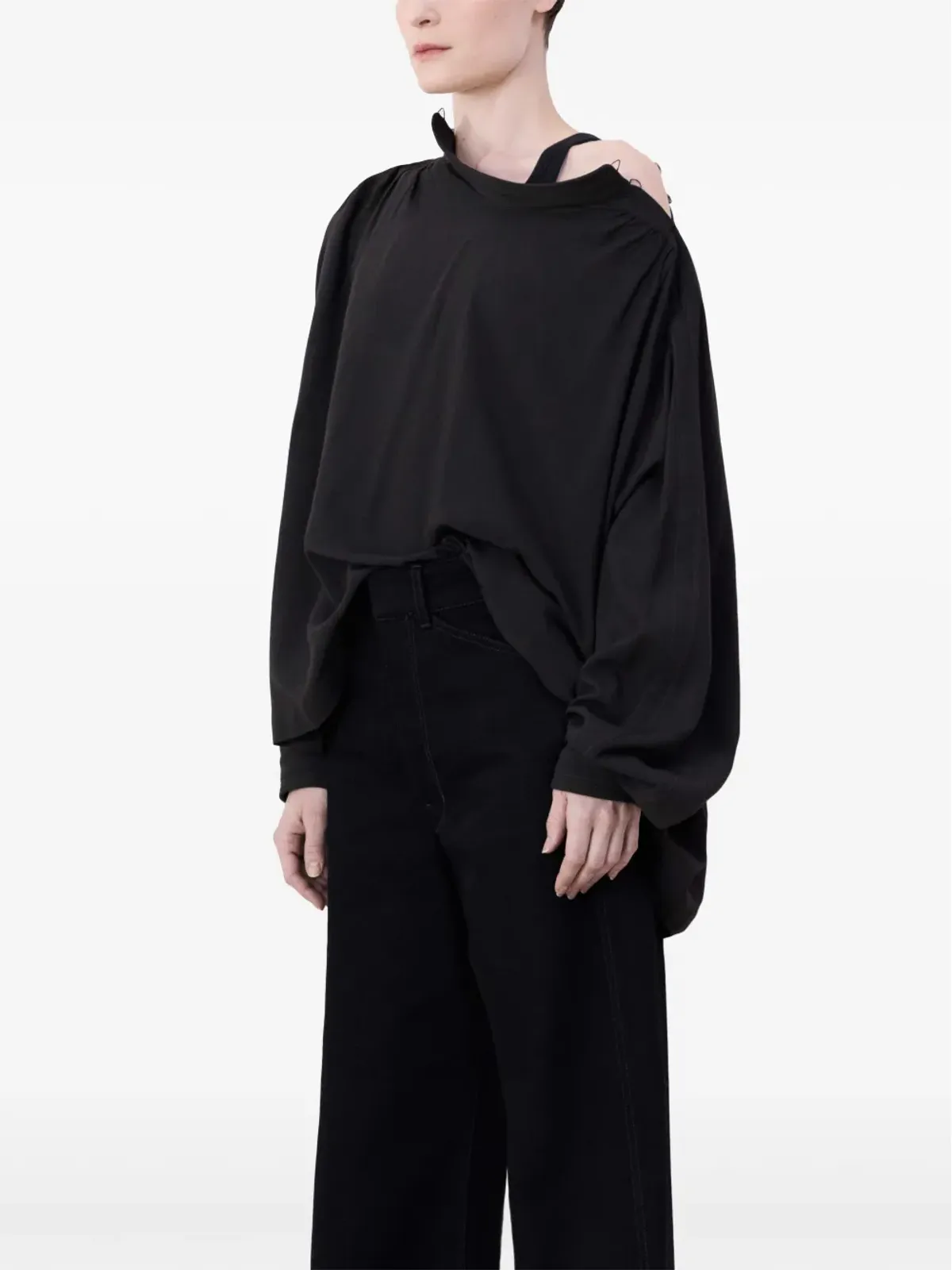 LEMAIRE Housse長袖トップ - ブラウン - 画像4