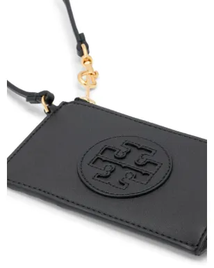 Tory Burch Ella Bio カードウォレット - ブラック - サムネイル4