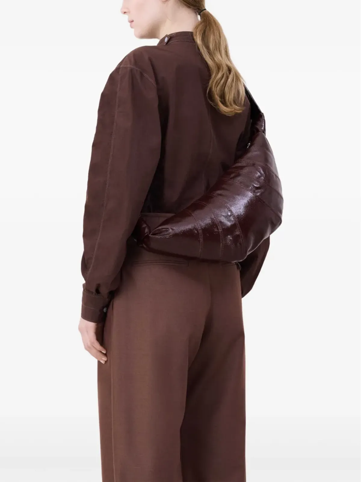 LEMAIRE クロワッサン コットン バッグ - ブラウン - 画像3