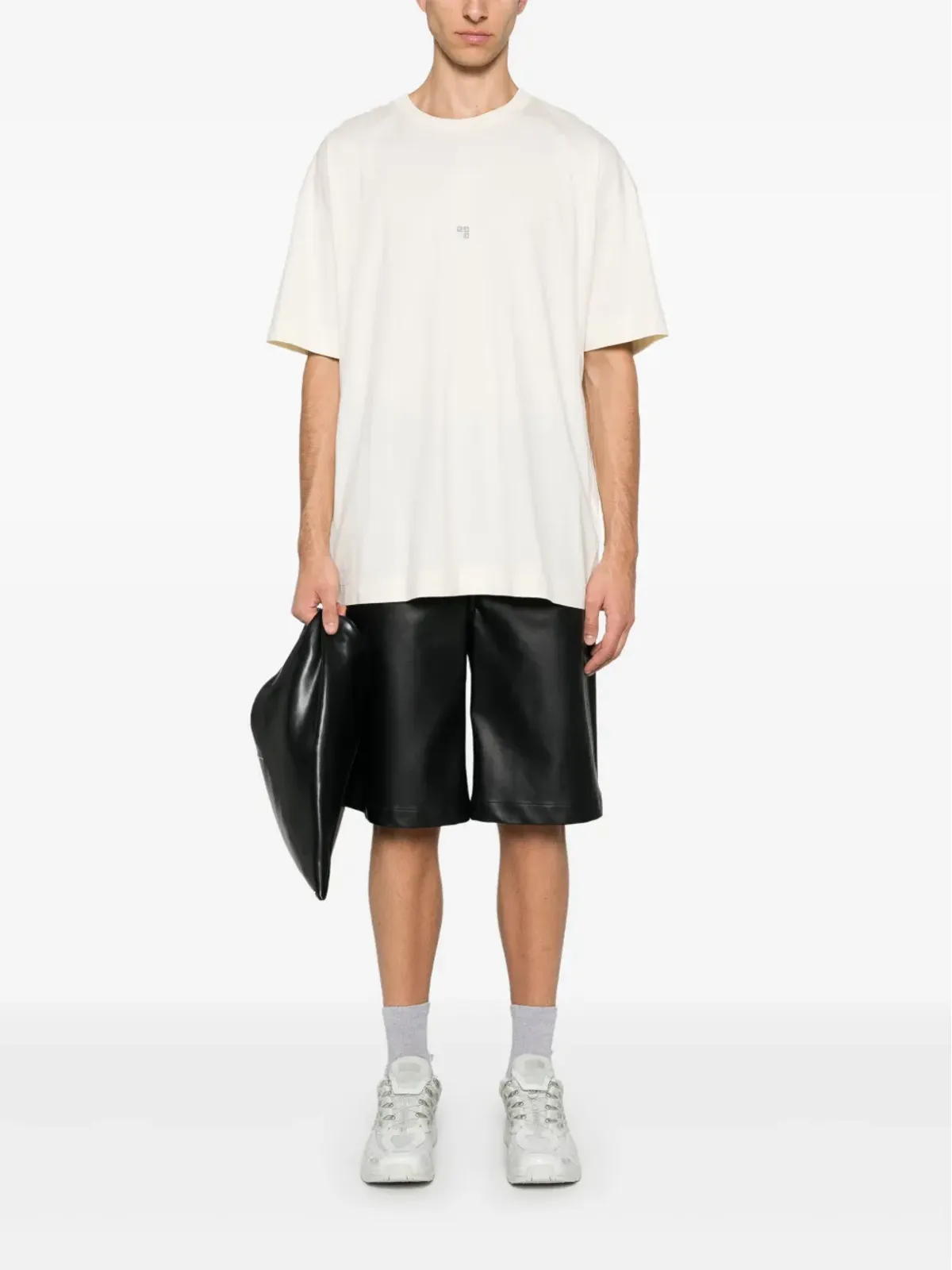 Givenchy 4G-detail コットン Tシャツ - ニュートラルカラー - 画像2