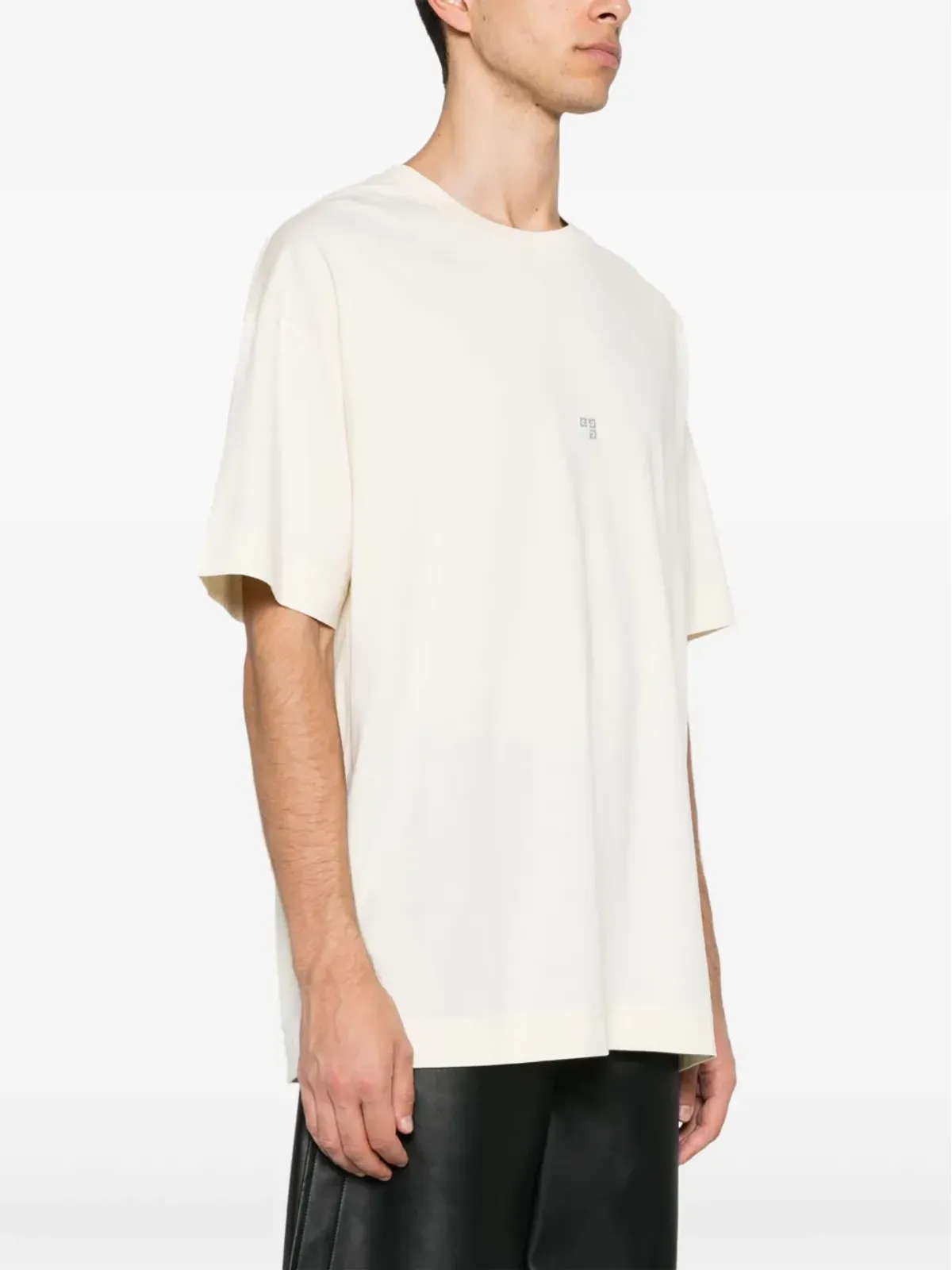 Givenchy 4G-detail コットン Tシャツ - ニュートラルカラー - 画像3